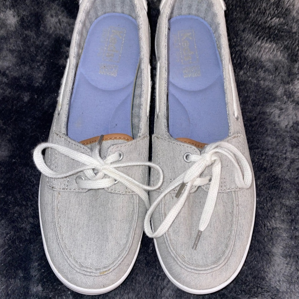 Keds Light Gray Women's Flats